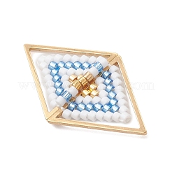 Подвески-коннекторы из стеклянных бусин&nbsp;PALLOY-MZ01110-02