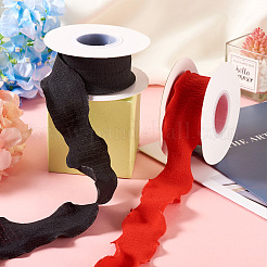 2 рулон 2-цветных полиэстеровых лент с рюшами&nbsp;OCOR-TA0001-80