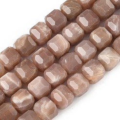 Натуральный Sunstone бисер пряди&nbsp;G-C267-A08