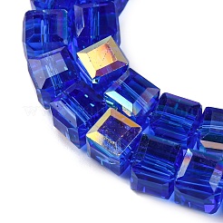 Стеклянные бусины с гальваническим покрытием &nbsp;EGLA-H108-01A-HP03