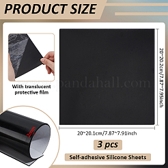 Самоклеящиеся силиконовые листы&nbsp;LS-DIY-WH0349-407B-01