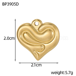 Подвески из нержавеющей стали 304&nbsp;STAS-OY008-27G