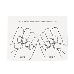 Бумажные карточки для маникюра&nbsp;LS-DIY-B062-01A