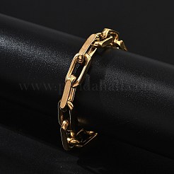 Ионное покрытие (ip) 304 нержавеющая сталь трос цепи браслеты для мужчин&nbsp;BJEW-U017-01G