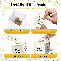 1 комплект коробок для лотерейных билетов из крафт-бумаги&nbsp;CBOX-SP0001-05