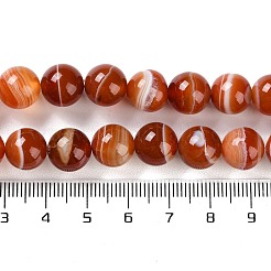 Натуральные полосатые агатовые / полосатые агатовые бусинки&nbsp;G-Z060-A01-C05