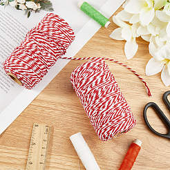 2 рулон ниток для макраме из хлопка в два сложения&nbsp;MAKN-CY0001-01D