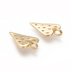 Латунные микро проложить кубического циркония подвески&nbsp;LS-ZIRC-L091-067G