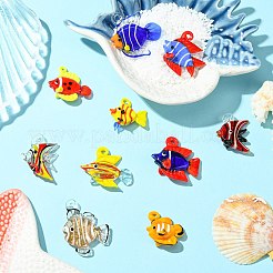 10шт 10 стиля подвески ручной работы лэмпворк&nbsp;LAMP-CJ0002-51