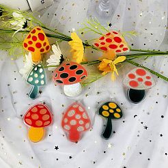 Силиконовые формочки для кабошонов грибов&nbsp;DIY-L071-05A