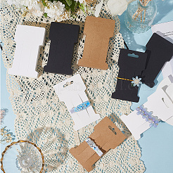 120 шт. 3 цвета пустых бумажных заколок для волос&nbsp;CDIS-SP0001-25