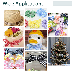 Полиэстеровая тартановая проволочная лента&nbsp;OCOR-WH0077-087A