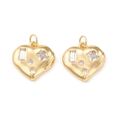 Кулоны из экологически чистой латуни с микропаве и кубическим цирконием&nbsp;KK-I698-33G