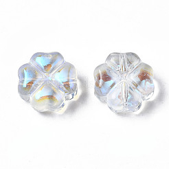 Прозрачные стеклянные бусины&nbsp;GLAA-N035-019-K01