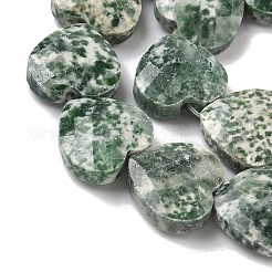 Натуральные зеленые пятна яшмовых нитей&nbsp;G-A309-A20-01