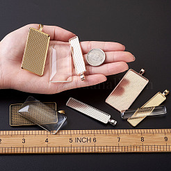 Наборы для изготовления прямоугольных подвесок своими руками&nbsp;DIY-TA0008-91