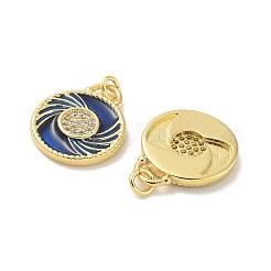 Латунные микро проложить кубического циркония подвески&nbsp;KK-B124-04G-02