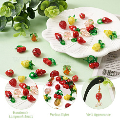 54шт 9 стиля ручной работы бусины лэмпворк&nbsp;LAMP-PJ0001-01