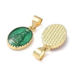 Латунь эмаль подвески&nbsp;KK-Q068-35G