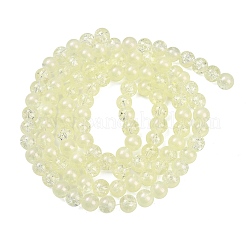 Полупрозрачные стеклянные бусины с кракле&nbsp;CCG-T003-01F