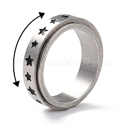 Не тускнеющий вращающийся спиннер из нержавеющей стали 203 для снятия стресса и беспокойства&nbsp;LS-RJEW-G118-10P