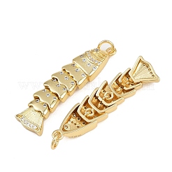 Латунные микро проложить кубического циркония подвески&nbsp;KK-A269-19G