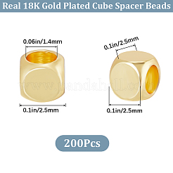 Латунные бусины&nbsp;KK-CN0002-72A-G