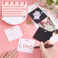 18шт 3 цвета акриловые большие подвески&nbsp;DIY-GA0005-65