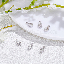 6шт. подвеска из стерлингового серебра 925 пробы с родиевым покрытием&nbsp;STER-PH0003-36