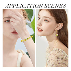 Стеклянные бусины с цветным покрытием ab&nbsp;EGLA-TA0013-07