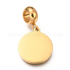 Ювелирные изделия ионное покрытие (IP) 304 нержавеющая сталь европейские подвески-шармы&nbsp;OPDL-L013-40C