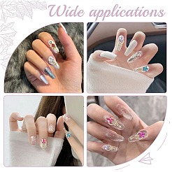 Кабошоны со стразами из сплава&nbsp;MRMJ-CP0001-09