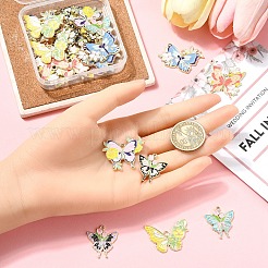 28шт 7 стиля подвески из сплава с эмалью&nbsp;ENAM-YW0004-96