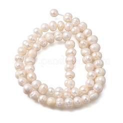 Нити из натурального культивированного пресноводного жемчуга&nbsp;PEAR-L001-F-08