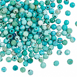 1 нить натуральных бирюзовых бусин из провинции Хубэй&nbsp;G-NB0004-91