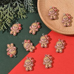 10 шт. рождественские подвески из непрозрачной смолы&nbsp;RESI-YW0005-10