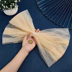 Палантин невесты из полиэстеровой марли&nbsp;AJEW-WH0314-878B