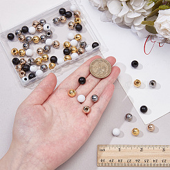 70 шт. 5-х цветная железная круглая гайка&nbsp;FIND-BC0014-55