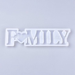 Силиконовые Молды diy word family&nbsp;DIY-L042-003