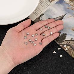 Подвески в форме сердца из нержавеющей стали 304&nbsp;X-STAS-Q073