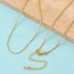 Цепочки из латунных шариков толщиной 1.5 мм&nbsp;NJEW-Z097-03G