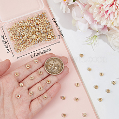 200 шт. латунные прозрачные кубические циркониевые бусины с паве&nbsp;KK-BBC0015-87A