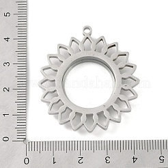 Подвески-медальоны из нержавеющей стали 304&nbsp;STAS-S132-07P-01