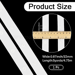 5 ярд полиэстеровой ленты для пришивания кнопок&nbsp;DIY-CY0001-32A