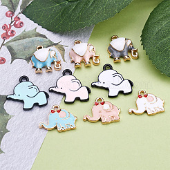 Подвески из сплава эмали 36шт 9 стиля&nbsp;ENAM-PJ0001-03