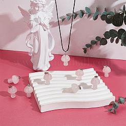 10шт подвески из натурального розового кварца&nbsp;G-UN0001-18A