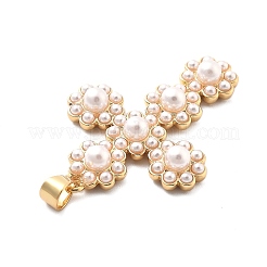 Стойка покрытие латунь с абс имитация перламутра&nbsp;X-KK-Q017-13G