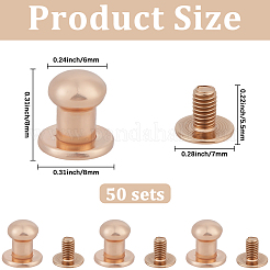 50 шт. круглых ручек из сплава для изготовления небольших шкатулок для украшений&nbsp;DIY-GF0012-49KCG