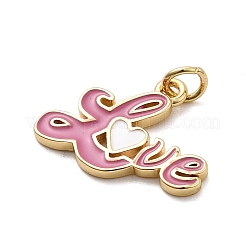 Латунь эмаль подвески&nbsp;KK-P338-33B-G