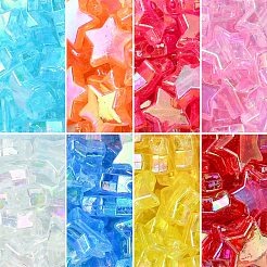 Экологичные прозрачные акриловые бусины&nbsp;MACR-CJ0001-02